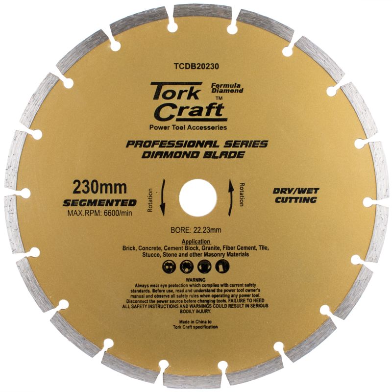 DIAMOND BLADE 230MM SEGMENTED PROFESIONAL