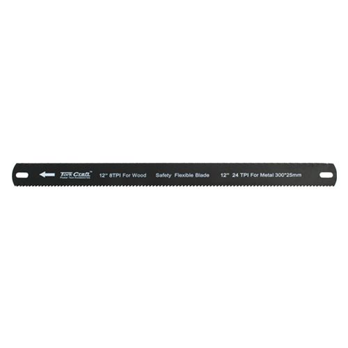 HACKSAW BLADE FLEXIBLE DOUBLE EDGE 300MM X 25MM CARBON STEEL TCHS001