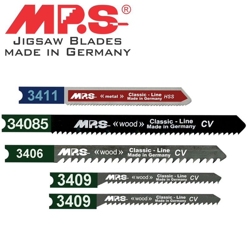 JIGSAW BLADE SET 5PIECE B&amp;D SHANK