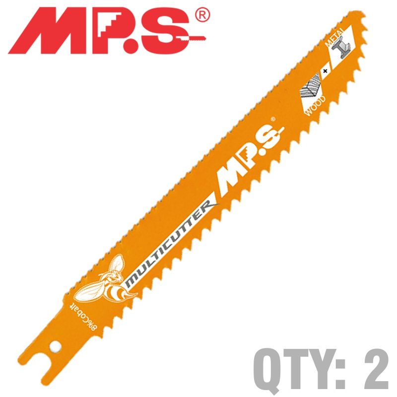 SABRE SAW SOFTWOOD 150MM MULTICUTTER U-SHANK 6&amp;10TPI 2/PK
