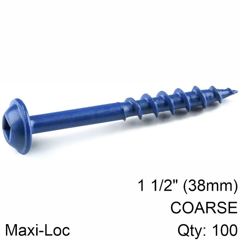 KREG BLUE KOTE POCKET HOLE SCREWS 38MM 1.50&#39; #8 COARSE THREAD MX