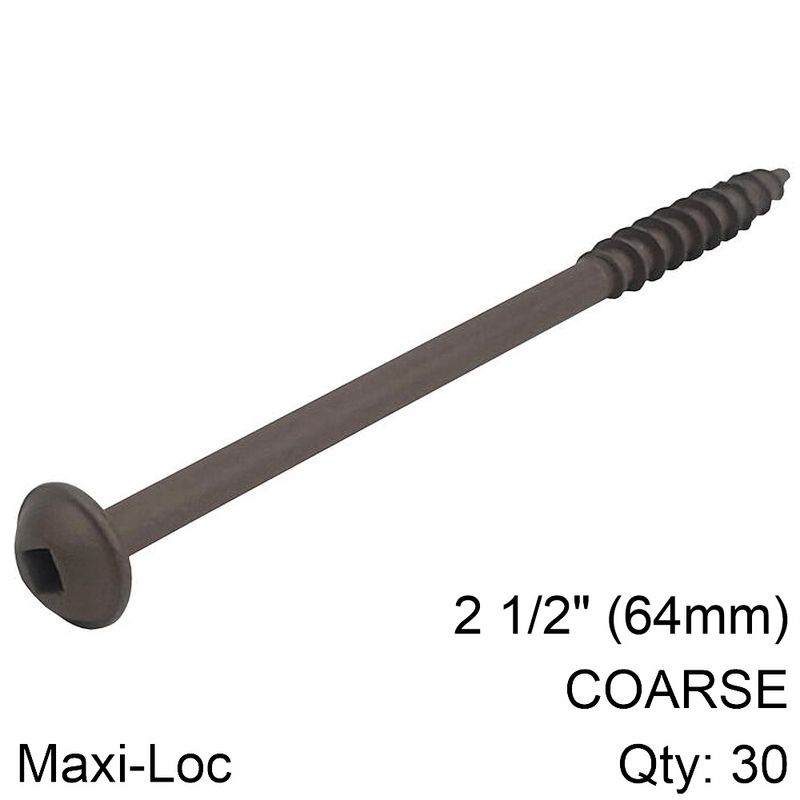 KREG HD PROTEC KOTE POCKET HOLE SCREWS 64MM 2.50&#39; #14 COARSE THREAD MX