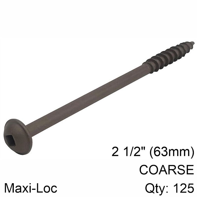 KREG HD PROTEC KOTE POCKET HOLE SCREWS 64MM 2.50&#39; #14 COARSE THREAD MX