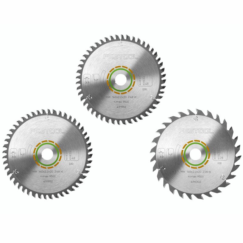 SAW BLADE SET KSB-SORT-3 W 160X2.2