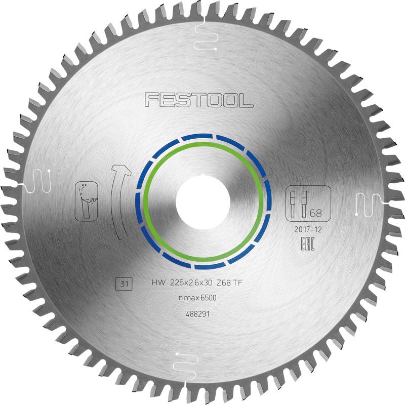 SAW BLADE HW 225X2,6X30 TF68