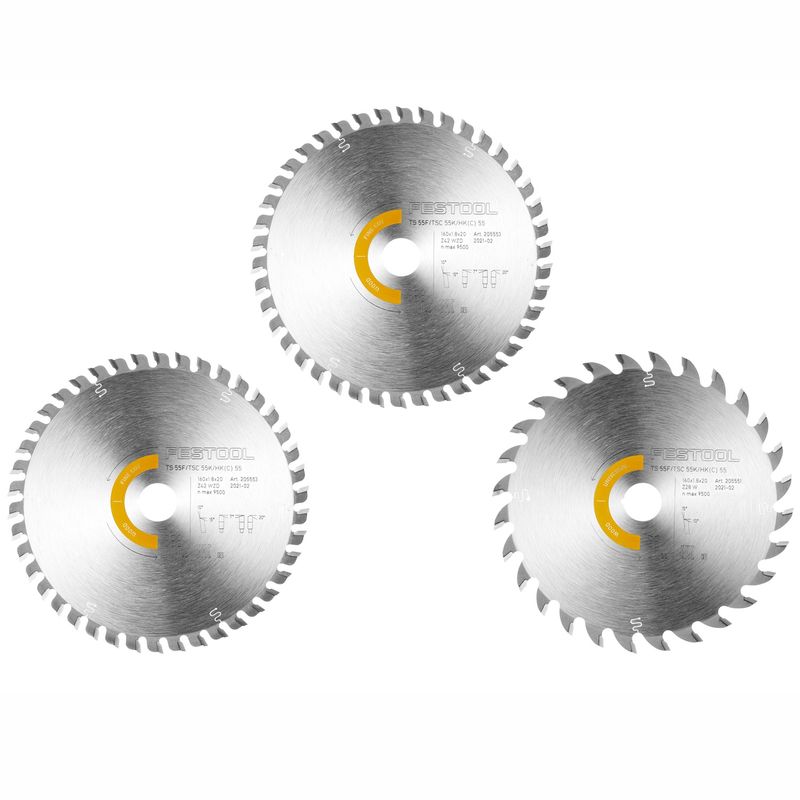 SAW BLADE SET KSB-SORT-3 W 160X1.8
