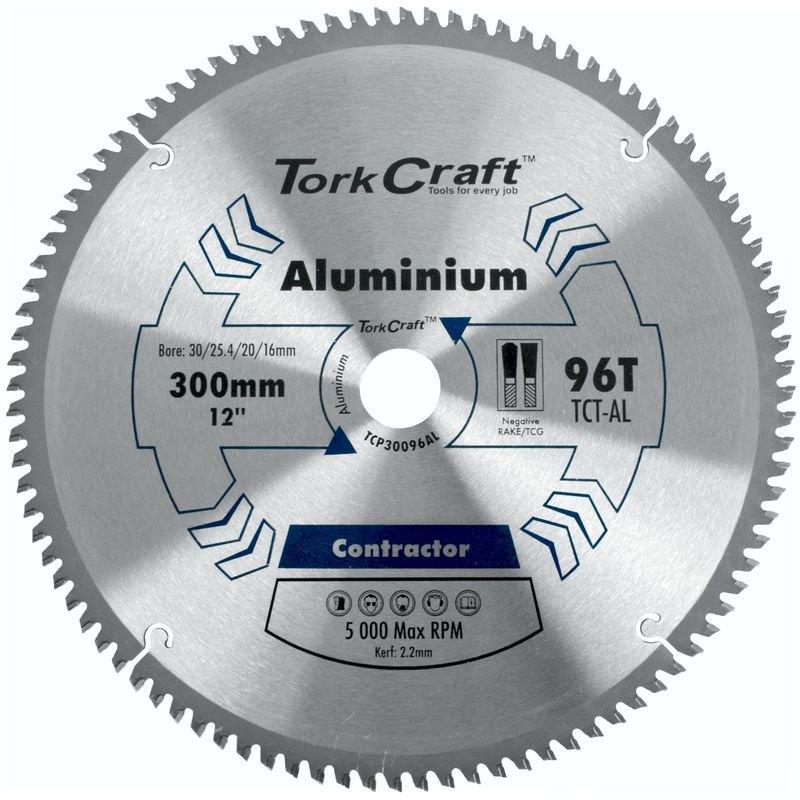 BLADE CONTRACTOR ALUM 300 X 96T 30/1/20/16 CIRCULAR SAW TCT