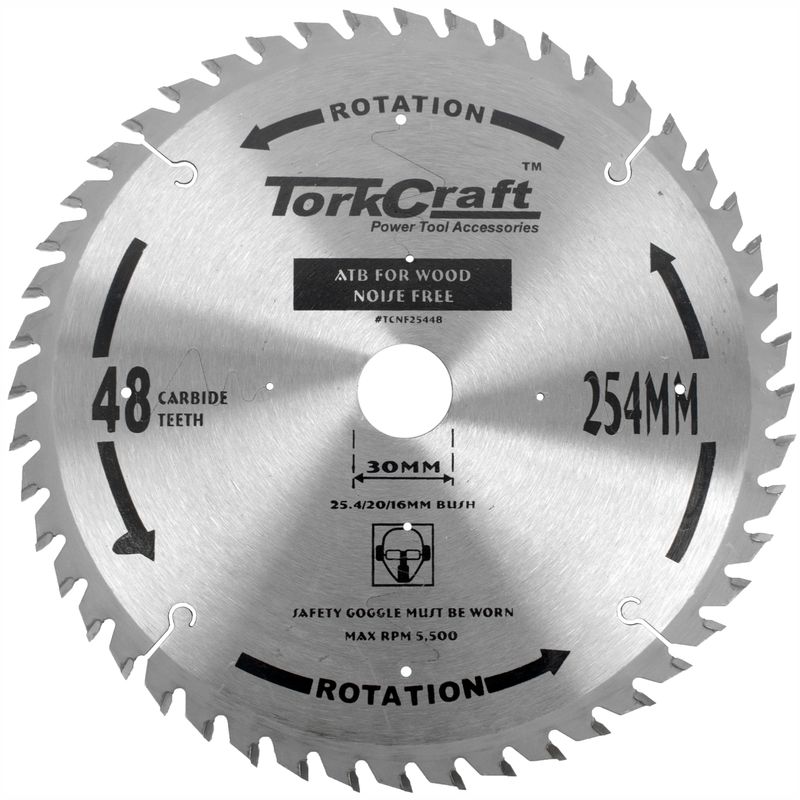 BLADE TCT NOISE FREE 254X48T 30/1/20/16