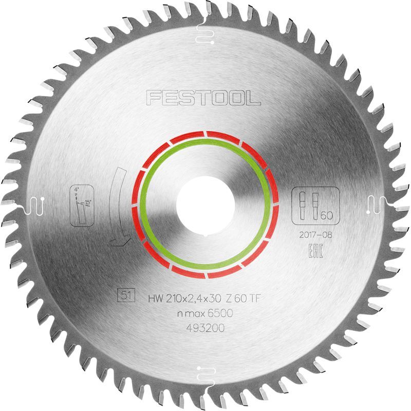 SAW BLADE HW 210X2,4X30 TF60