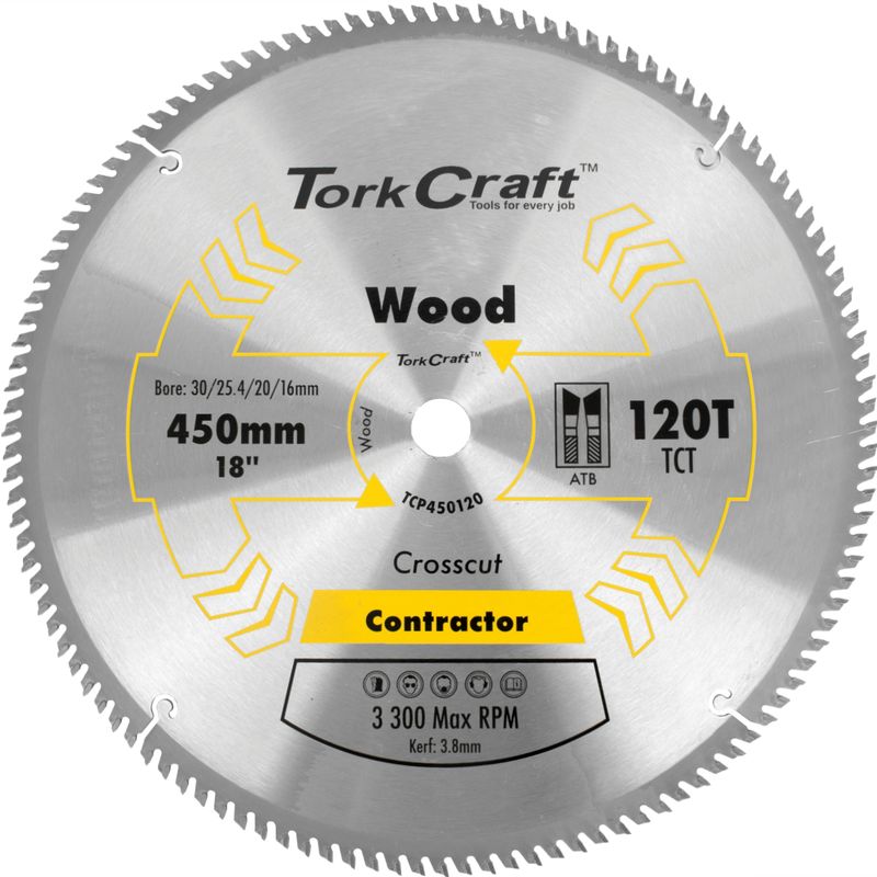 BLADE CONTRACTOR 450 X 120T 30/1 CIRCULAR SAW TCT