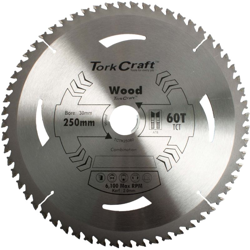 SAW BLADE THIN KERF 250 X 60T 30-16 TCT
