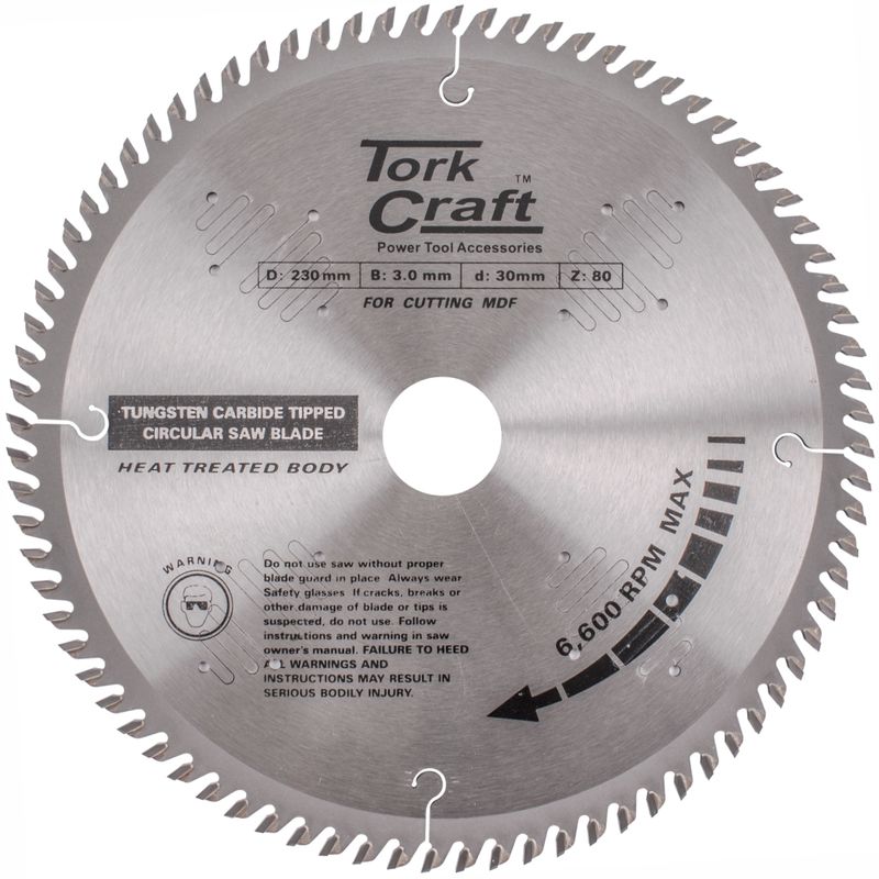 BLADE TCT 230 X 80T 30/1/16 TCG POSITIVE PROFESIONAL INDUSTRIAL