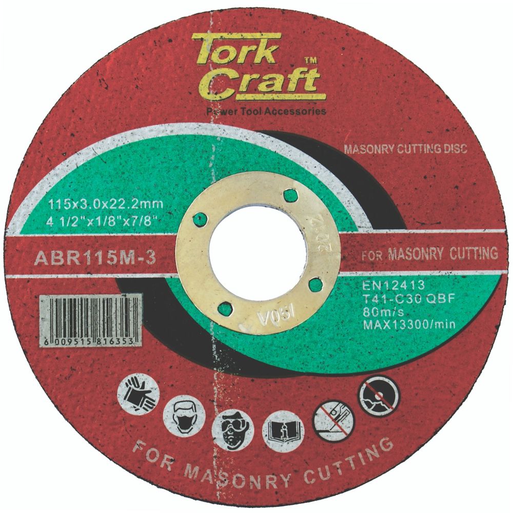 CUTTING DISC MASONRY 115 x 3.0 x 22.22MM