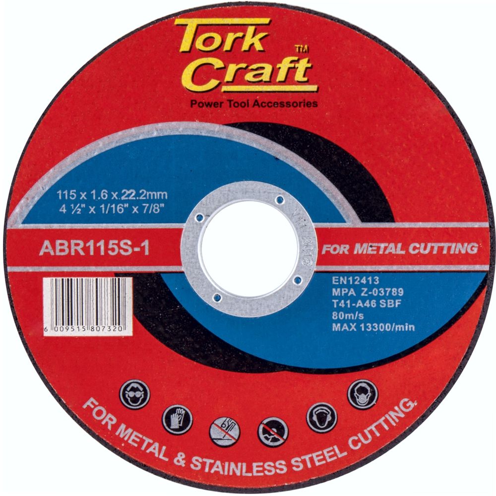 CUTTING DISC METAL &amp; SS 115 x 1.6 x 22.2 MM