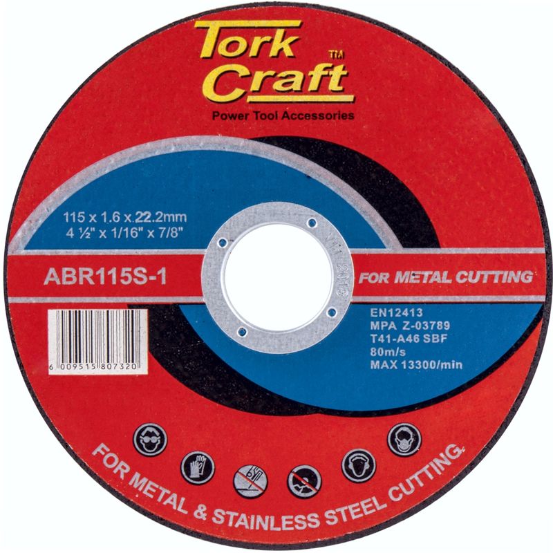 CUTTING DISC METAL &amp; SS 115 x 1.6 x 22.2 MM