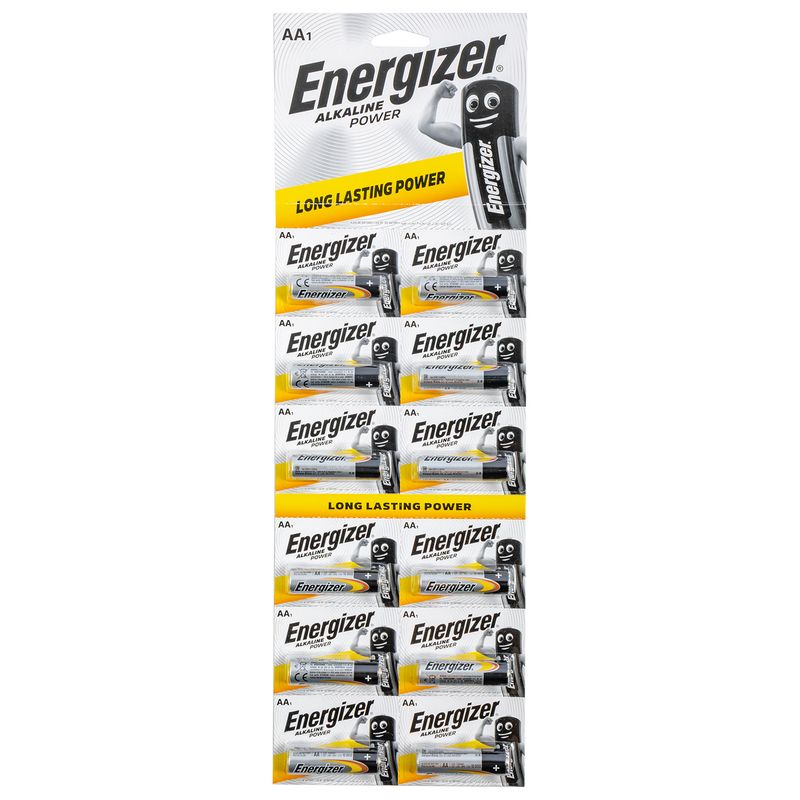 ENERGIZER POWER AA - 12 PACK STRIP