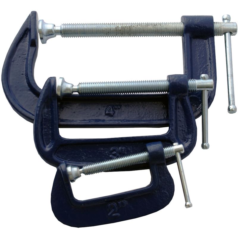 CLAMP G 3 PIECE SET 50 75 &amp; 100MM 2 3 &amp; 4&#39; KIT