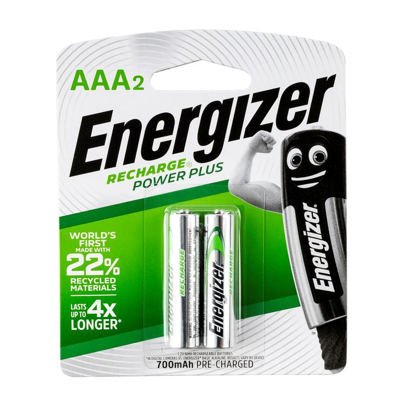 ENERGIZER RECHARGE 700mAh   AAA - 2 PACK (MOQ6)