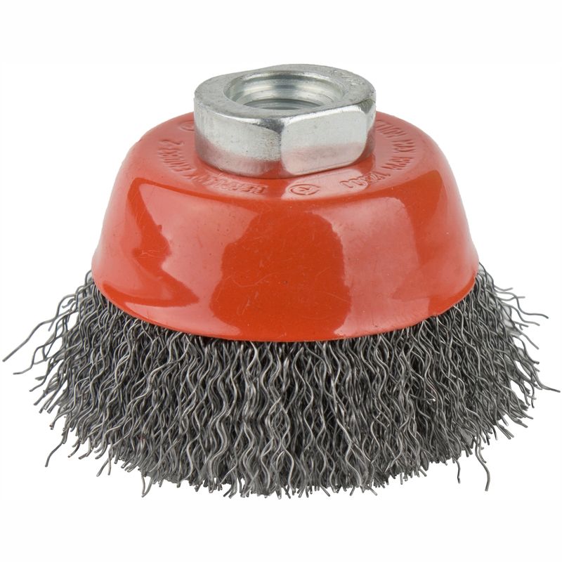 WIRE CUP BRUSH CRIMPED PLAIN 60MMXM14  BLISTER