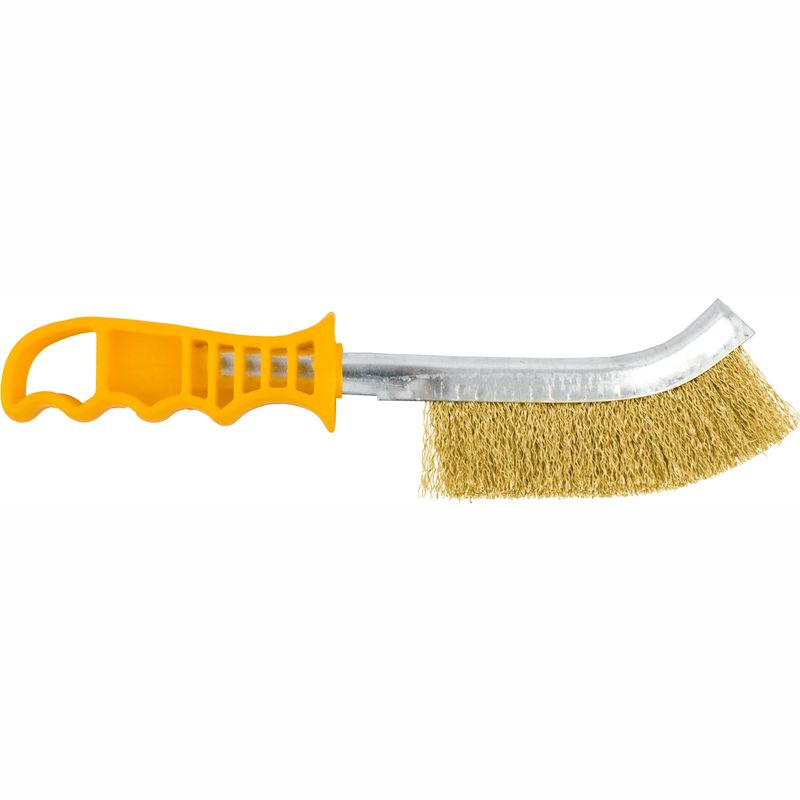 WIRE HAND BRUSH BRASS