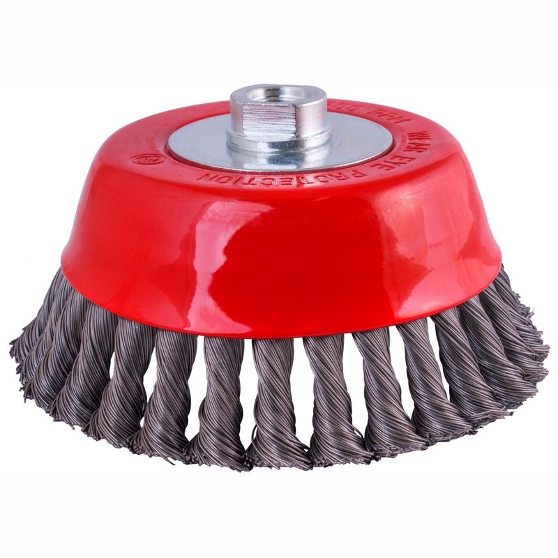 WIRE CUP BRUSH TWISTED 150MMXM14 BLISTER