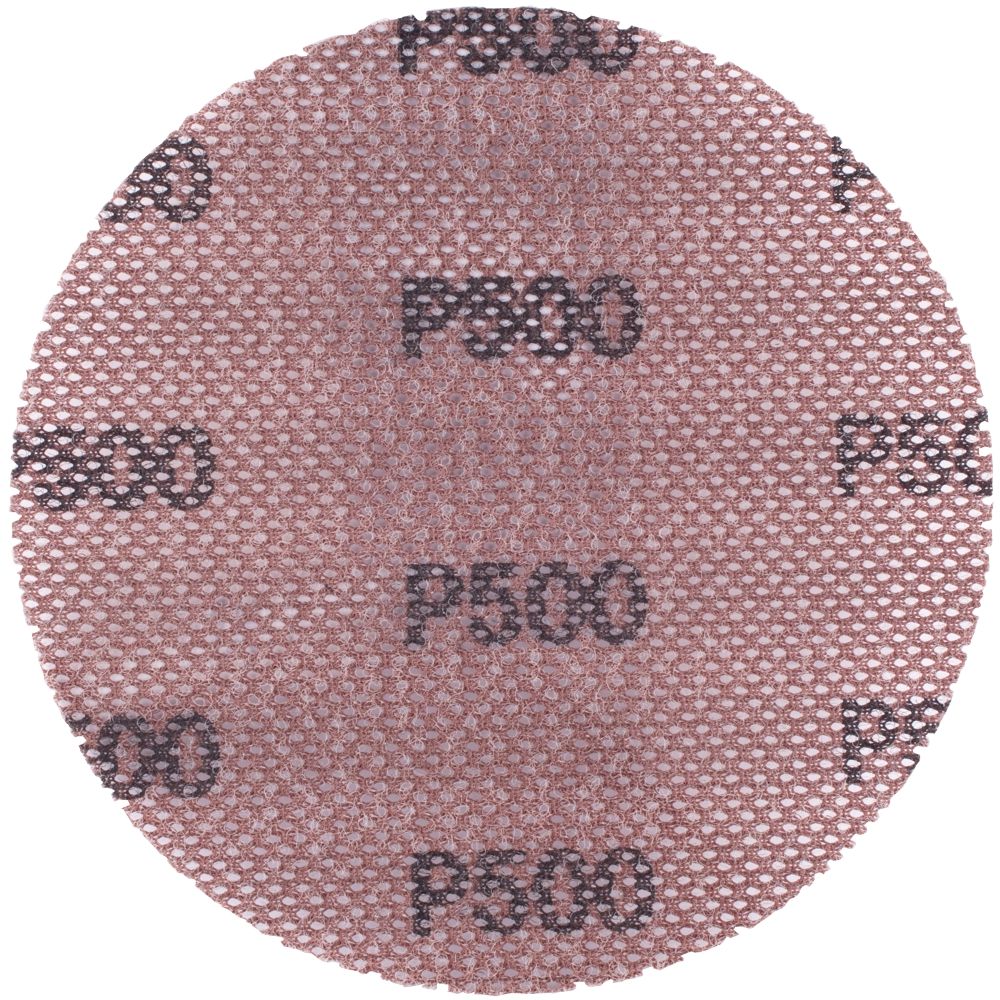DURA MESH ABR.DISC 150MM HOOK &amp; LOOP 500GRIT BULK FOR SANDER POLISHER