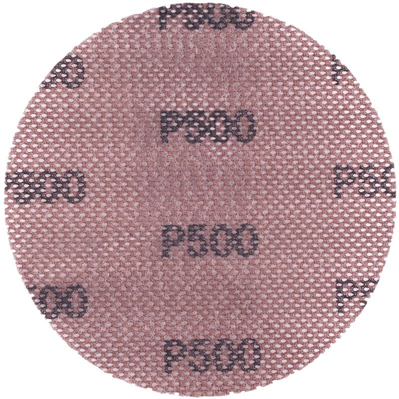 DURA MESH ABR.DISC 150MM HOOK &amp; LOOP 500GRIT BULK FOR SANDER POLISHER
