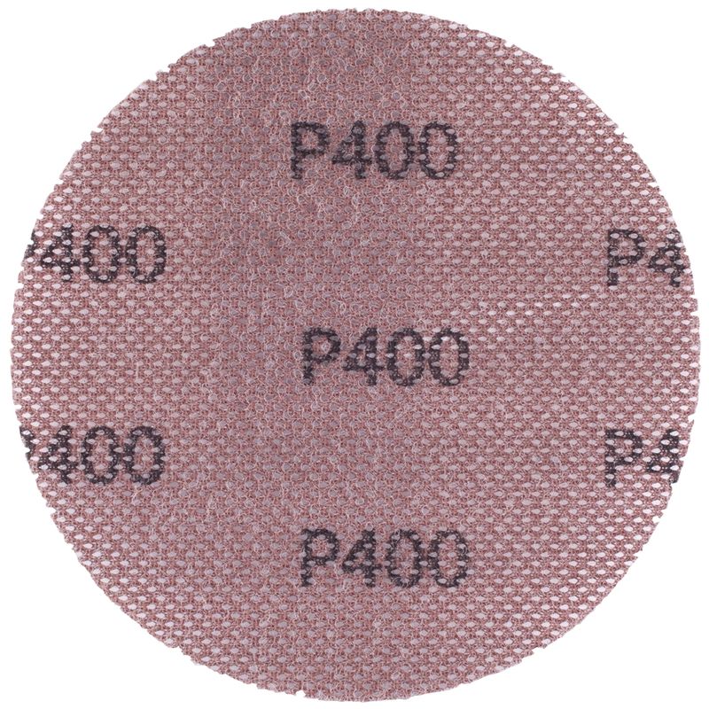 DURA MESH ABR.DISC 150MM HOOK &amp; LOOP 400GRIT BULK FOR SANDER POLISHER