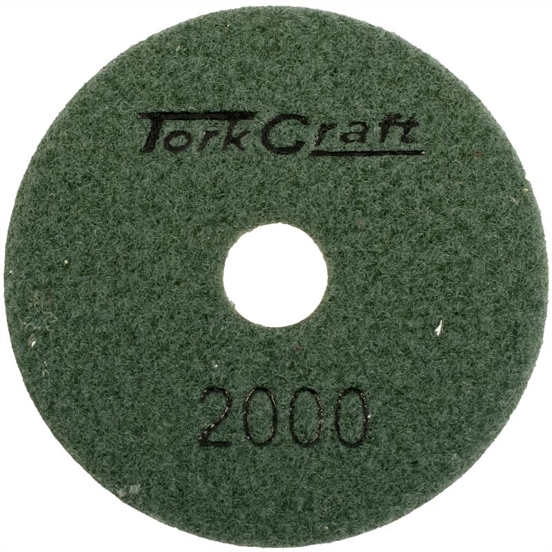 100MM DIAMOND POLISHING PAD 2000 GRIT DRY USE