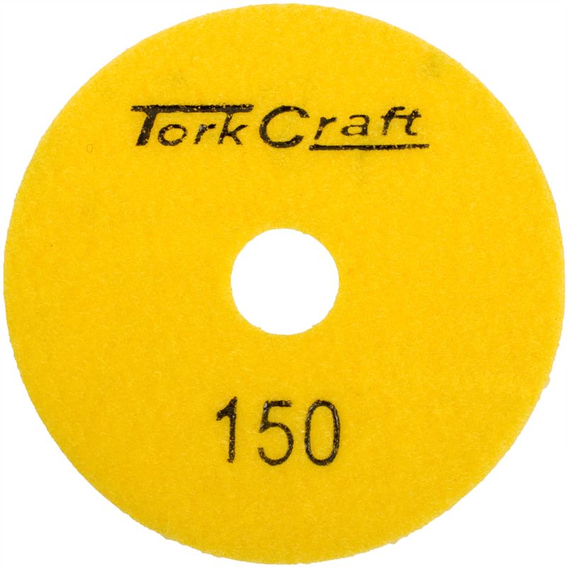 100MM DIAMOND POLISHING PAD 150 GRIT DRY USE