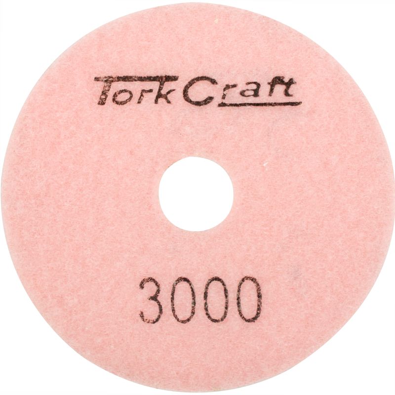 100MM DIAMOND POLISHING PAD 3000 GRIT DRY USE