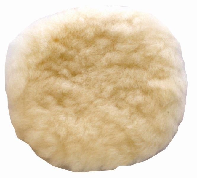 POLISHING BONNET WOOL HOOK AND LOOP 125MM 5&#39;