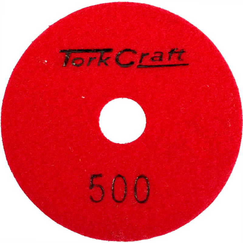 100MM DIAMOND POLISHING PAD 500 GRIT DRY USE