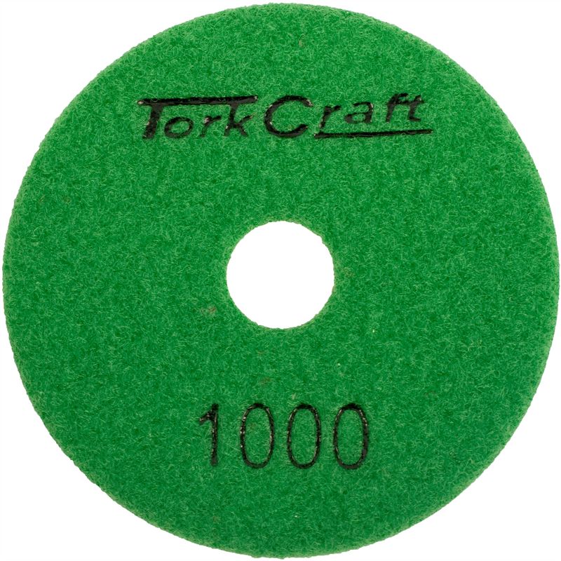100MM DIAMOND POLISHING PAD 1000 GRIT DRY USE