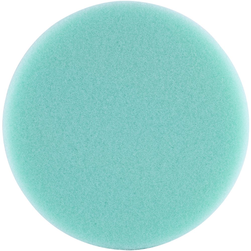 FOAM PAD HOOK AND LOOP GREEN SPONGE 150MM 6&#39; LIGHT FINISHING