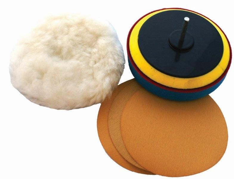 SANDING &amp; POLISHING KIT 125MM 5&#39; WITH 400-600 AND 800 GRIT