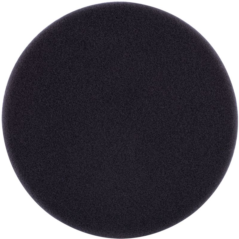 FOAM PAD HOOK AND LOOP BLACK SPONGE 150MM 6&#39; FINISHING