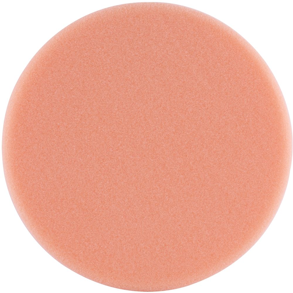 FOAM PAD HOOK AND LOOP ORANGE SPONGE 150MM 6&#39; LIGHT COMPOUNDING
