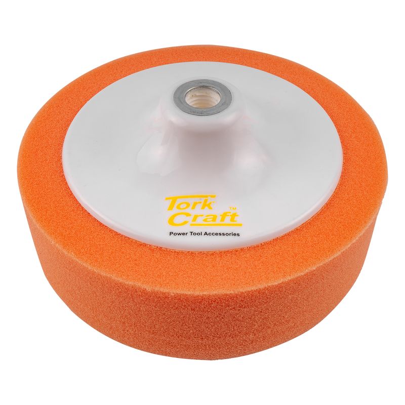 COMPOUNDING SPONGE 150MM X M14 STANDARD ORANGE