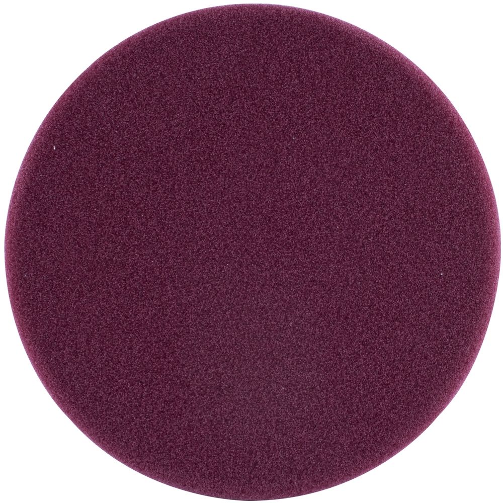 FOAM PAD HOOK AND LOOP MAROON SPONGE 150MM 6&#39; HEAVY COMPOUNDING