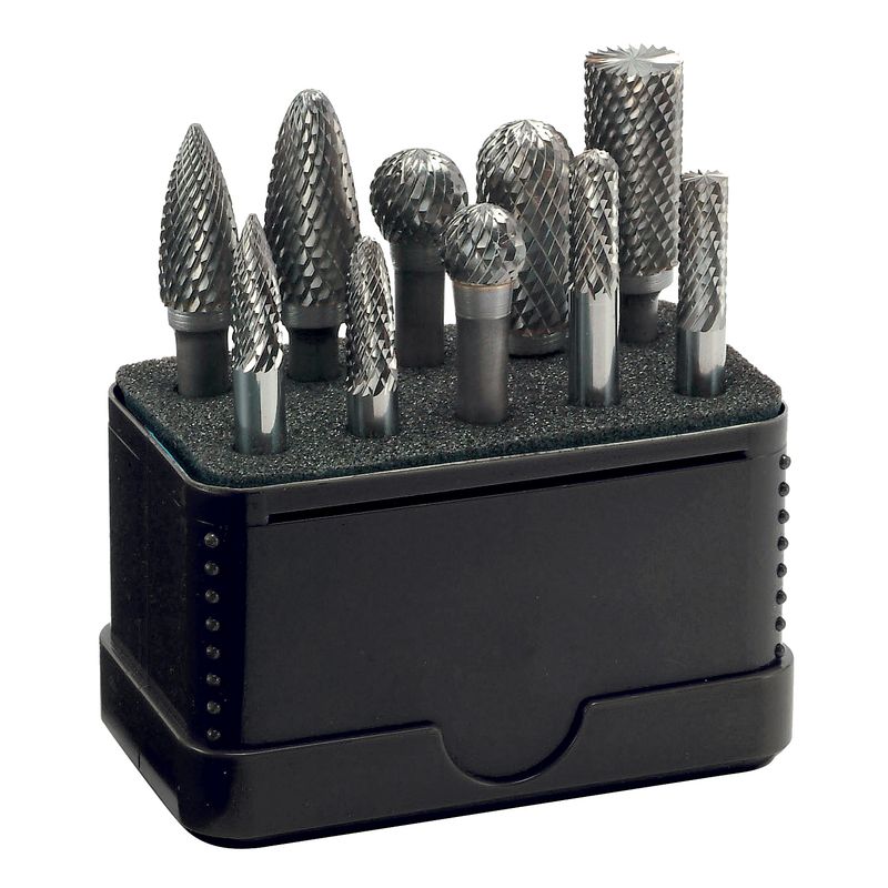 TUNGSTEN BURR SET 10PIECE