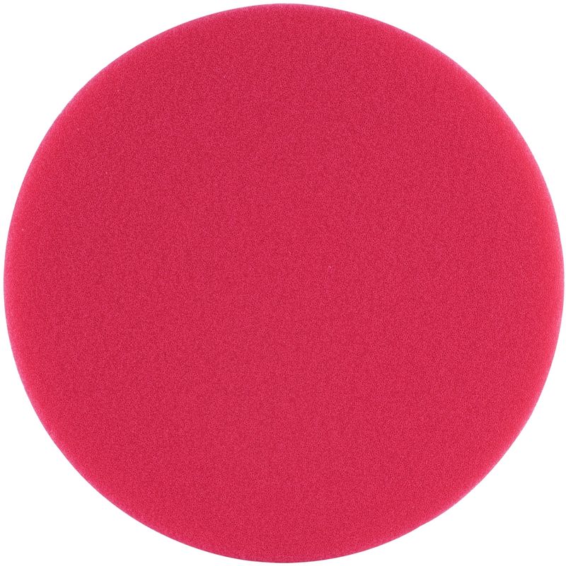 FOAM PAD HOOK AND LOOP RED SPONGE 150MM 6&#39; ULTRA FINISHING