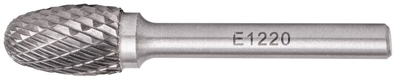 ROTARY BURR TUNGSTEN 12X20X6MM ROUNDED