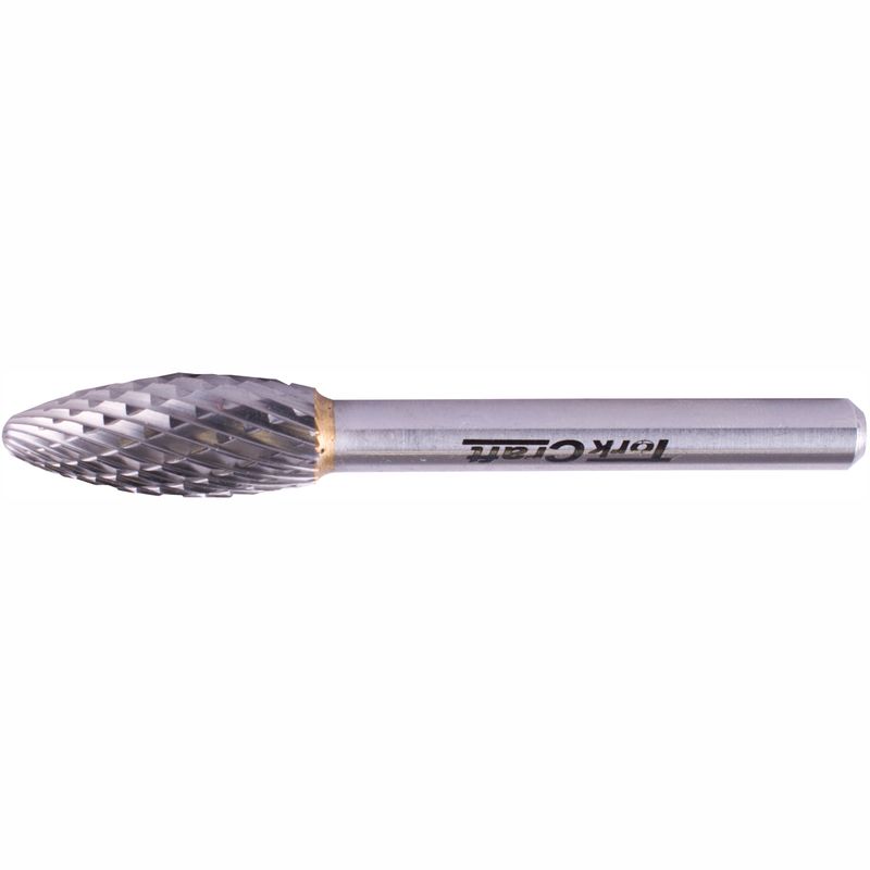 ROTARY BURR TUNGSTEN 10X25X6MM ROUND POINT