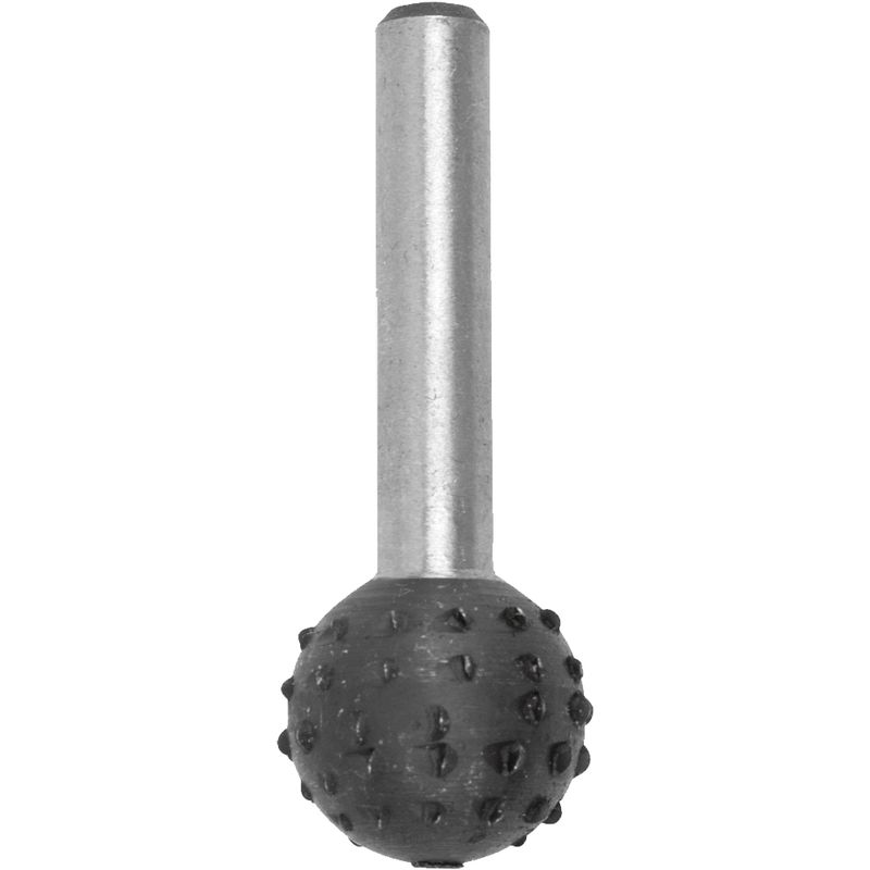 ROTARY RASP BALL END 11MM X 1/4&#39; SHANK