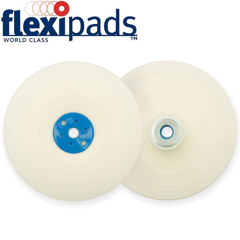 GRINDER PAD &amp; NUT 178MM M14X2 WHITE
