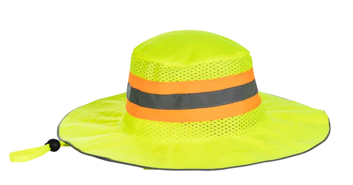 BRIMMED HAT WITH REFLECTIVE TAPE