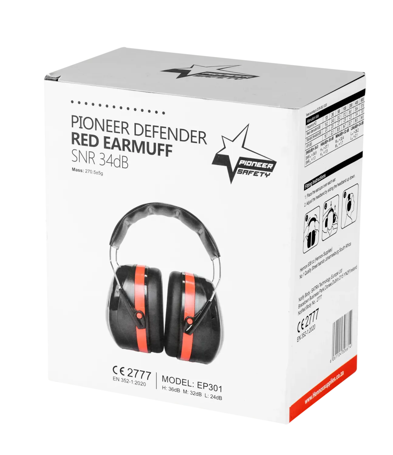 Pioneer Volume - Over-The-Head Type Earmuff