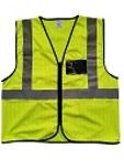 FLAME RETARDANT AND ANTI-STATIC REFLECTIVE VEST - LIME