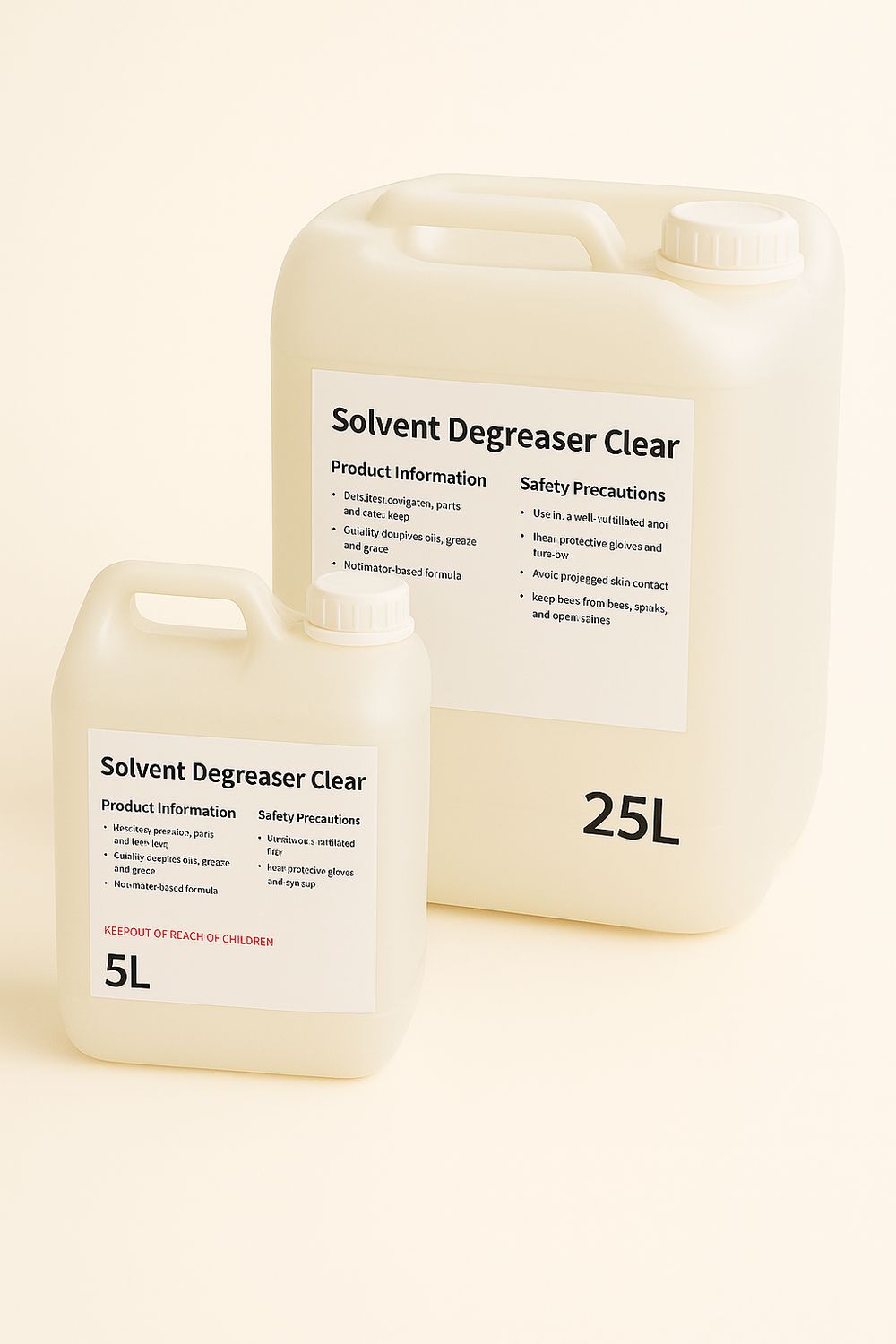 Solvent Degreaser Clear